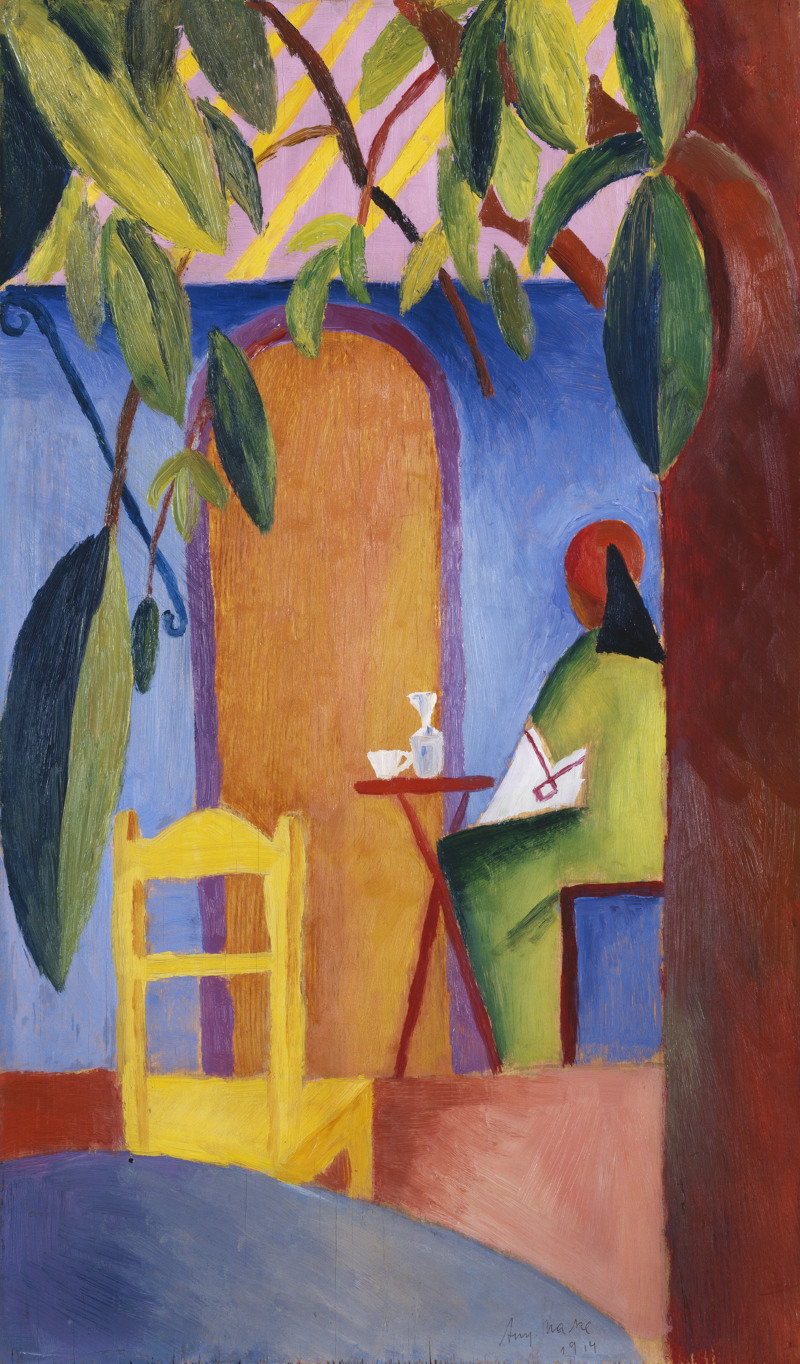 Café Turco por August Macke